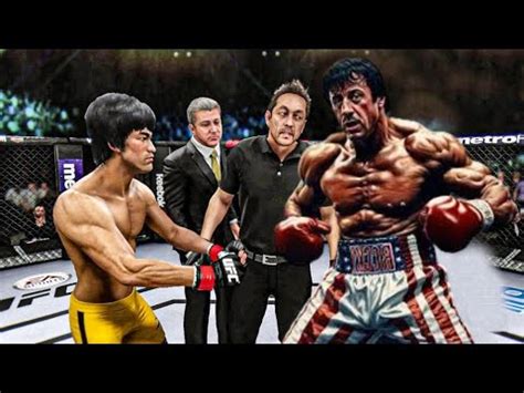 Bruce Lee Vs Rocky Balboa Ea Sports Ufc Epic Fight Youtube