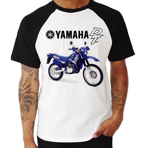 Camiseta Raglan Moto Yamaha Dt R Azul Shopee Brasil