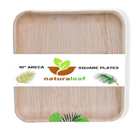 Inch Square Areca Leaf Plate At Rs Piece Areca Leaf Plates In