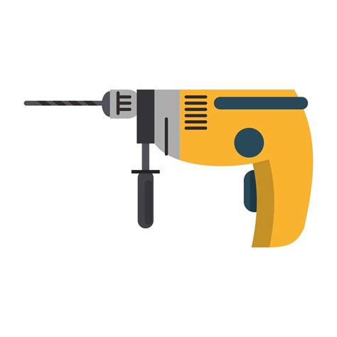 Drill Tool Cartoon Icon Vector Art At Vecteezy