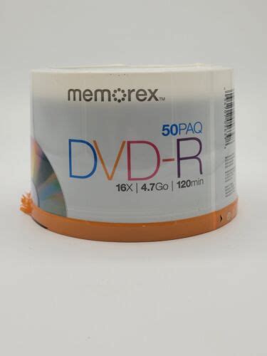 Memorex Pack Dvd R X Blank Gb Min Recordable New Sealed