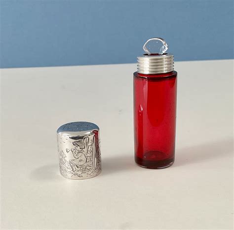 Kate Greenaway For Sampson Morgan Silver Scent Bottle