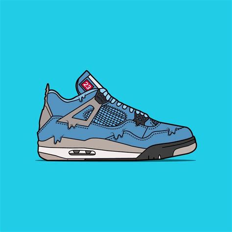 Jordan Retro 4 X University Blue 😎