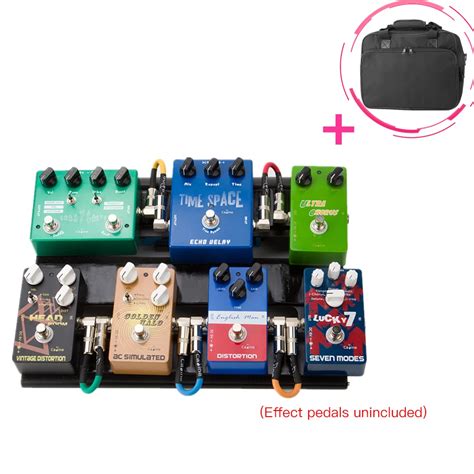 Portable Alloy Guitar Accessories Guitar Effects Pedal Board Pedalboard RockBoard Pedal train ...