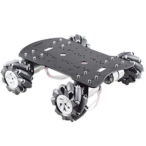 Moebius 10KG Load 4WD 80mm Mecanum Wheel Robot Car Chassis Kit With DC