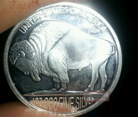 Oz Silver Buffalo Round Fine