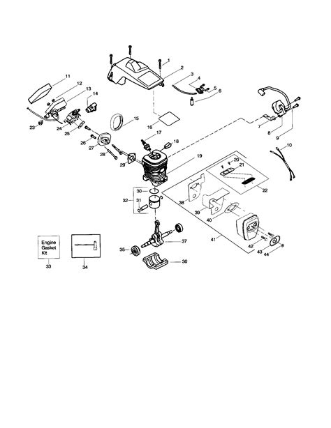 Poulan 2050 Chainsaw Fuel Line Diagram