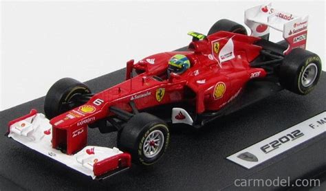 MATTEL HOT WHEELS X5523 Scale 1 43 FERRARI F1 F2012 N 6 2012 FELIPE MASSA F 1 RED MET WHITE