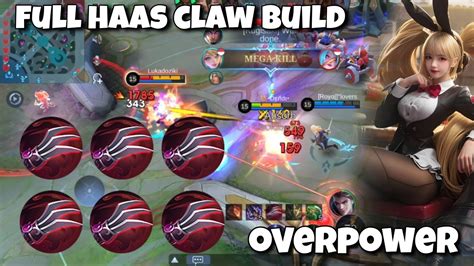 Full Haas Claw Build Layla Too OP Mobile Legends YouTube