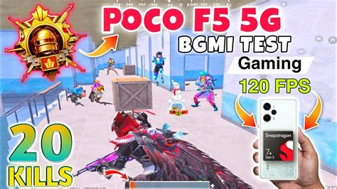 POCO F5 120 FPS BGMI TEST WITH FPS METER YouTube