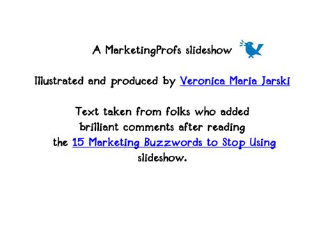 10 Marketing Buzzwords to Stop Using | PDF