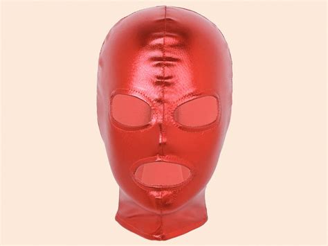 Bondage Mask Sex Face Mask Fetish Mask Sex Hood Bdsm Hood Etsy