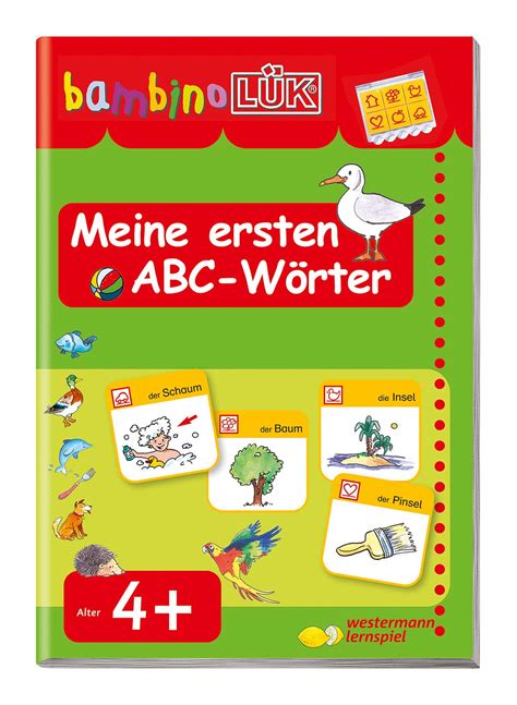 Bambinol K Meine Ersten Abc W Rter Vorschule Jahre