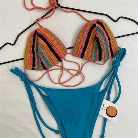 Tropic Of C Swim Tropic Of C Praia Crochet Bikini Set New Poshmark