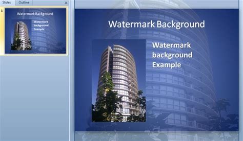 Free Watermark Backgrounds for PowerPoint