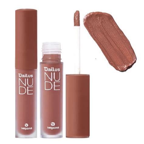 Batom Matte Nude Dailus Cor Bem Resolvida Shopee Brasil