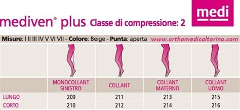 Calza compressiva Mediven Plus CCL2 | Calze elastiche Medi
