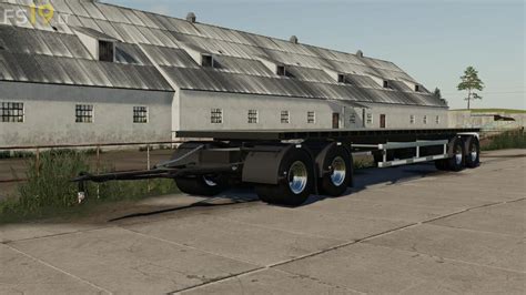 Nmc Flatbed Trailer V Fs Mods Farming Simulator Mods