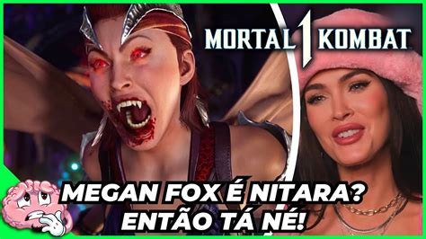 Megan Fox Nitara Em Mortal Kombat Reagindo Ao Trailer Oficial Mk