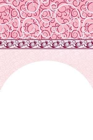 A Pink Background With Swirls And A White Circle