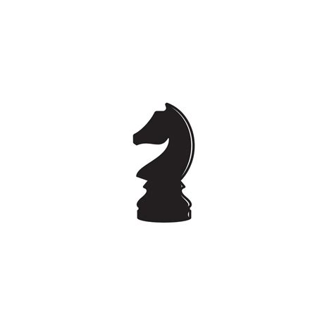 Chess Knight logo or icon design 7802677 Vector Art at Vecteezy