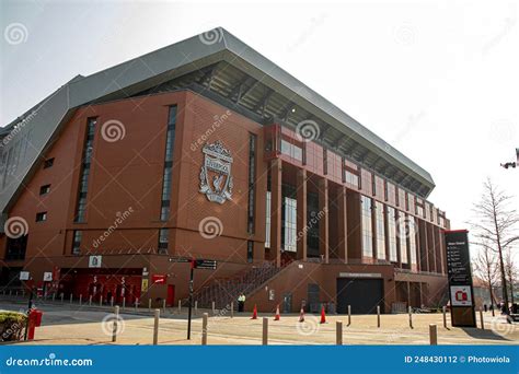 Liverpool Anfield Stadium, England Editorial Photography - Image of ...