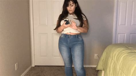 Zipper Jeans Crotch Grabs And BackBends Custom MP Carmita Bonita Big Latina Ass Clips Sale
