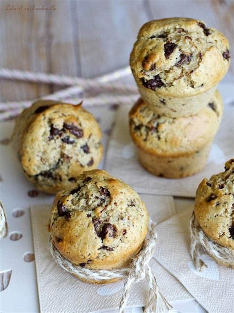 Muffins Au Beurre De Cacahu Tes P Pites De Chocolat Recette De Lolo