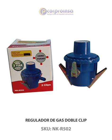 REGULADOR DE DOBLE CLIP Corproinsa