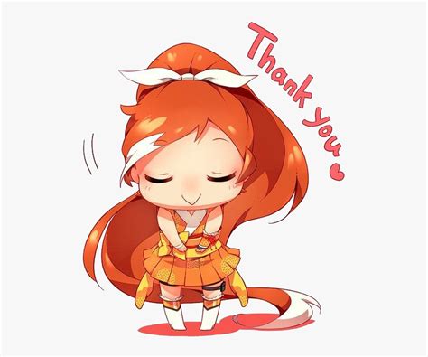 Anime Thank You Png , Png Download - Cartoon, Transparent Png - kindpng