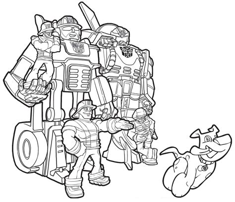 Transformers Rescue Bots Coloring Pages at GetColorings.com | Free ...