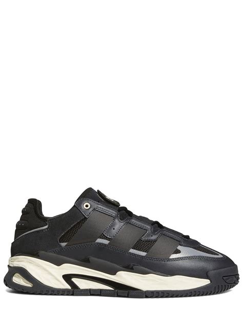 adidas Originals Synthetic Niteball Sneakers in Black for Men | Lyst ...