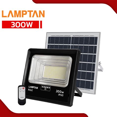 สปอร์ตไลท์โซล่าเซลล์ Led 300w Lamptan Pax Nineled