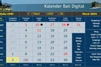 Berita Kalender Bali Senin Maret Bali Terbaru Jpnn Bali