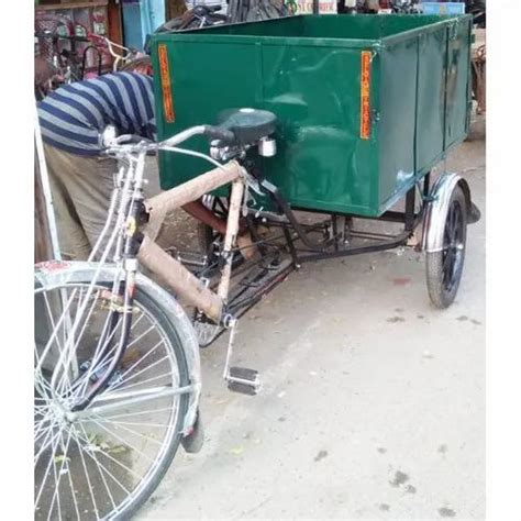 Mild Steel Garbage Collector Rickshaw For For Garbage Loading At Rs