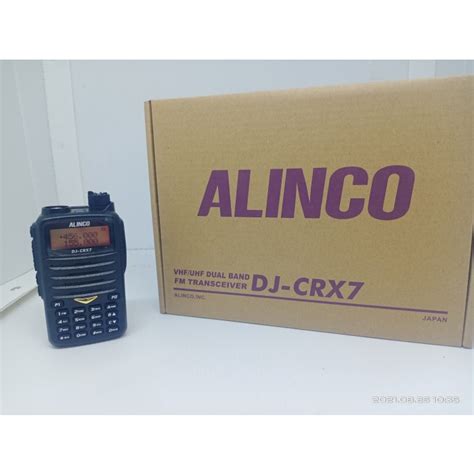 Jual Adrianisalsabila HT ALINCO DJ CRX7 DUALBAND HT ALINCO DJ CRX 7