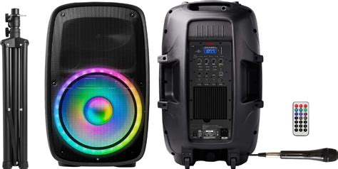 ION Audio Total PA Glow 3 High Power Bluetooth PA System With Lights