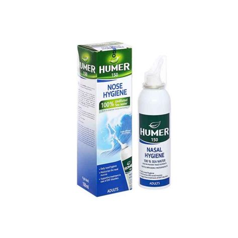 Humer Nose Hygiene Natural Deep Sea Water Nasal Spray 150 Ml