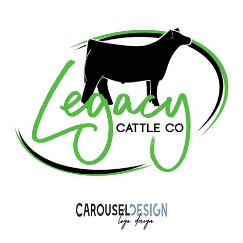 The Logo For Legacy Cattle Cattle Co Which Has Been Designed To Look