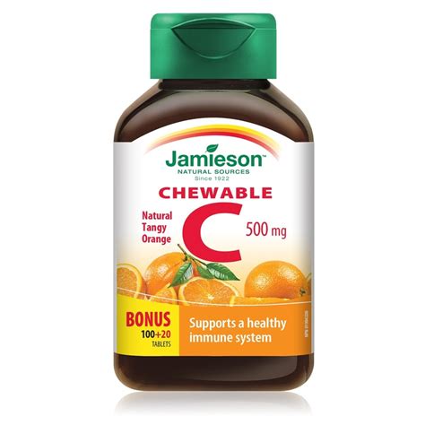 Jamieson Vitamin C Mg Chewable Orange Pcs Mannings Online Store