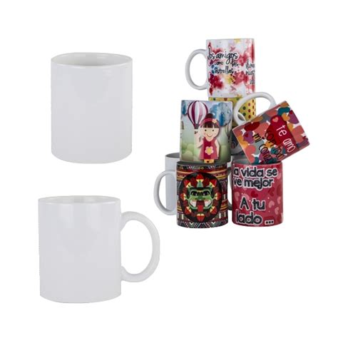 Taza de cerámica Sublimable 11 oz Arcoíris full color promocionales