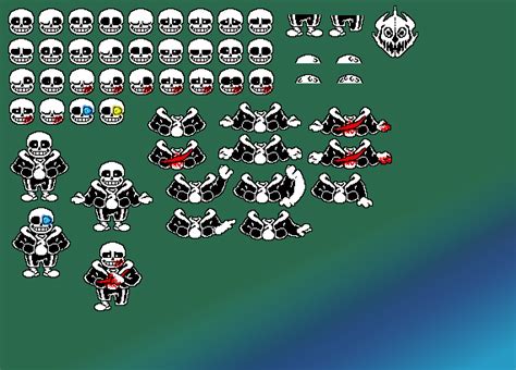 Pixilart Sans V2 Sprite Sheet By K1ngsans