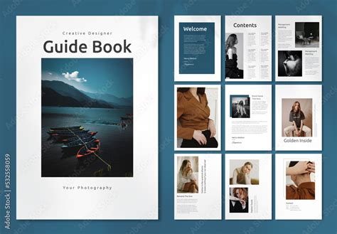 Guide Book Layout Stock Template | Adobe Stock