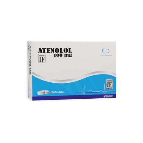 Atenolol 100 Mg If Ibero Fármacos