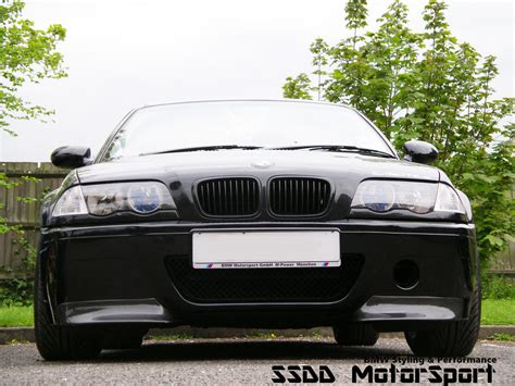 E46 M3 Csl Style Bumper With Carbon Splitters Corner Or Full Width