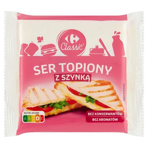 Carrefour Classic Ser topiony z szynką 130 g Zakupy online z dostawą