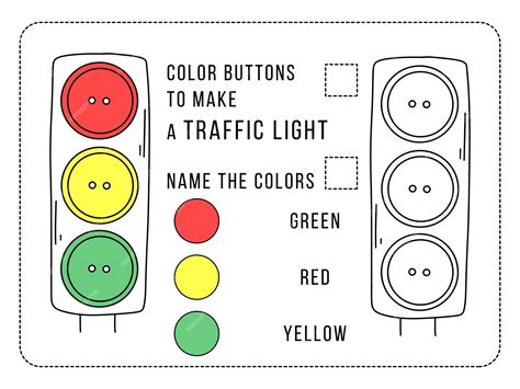 Traffic Light Worksheet For Preschoolers