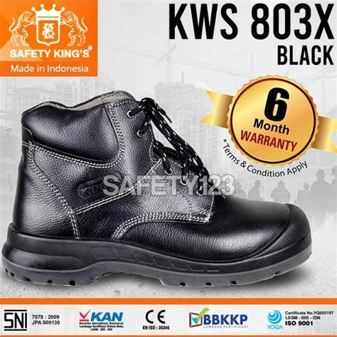 Jual Sk Safety Kings Kws 803X Sepatu Safety Shoes King S Lokal Black