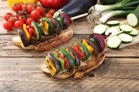 Brochettes De L Gumes Du Soleil Un Barbecue V G Tarien C Est Tr S Tr S Bon