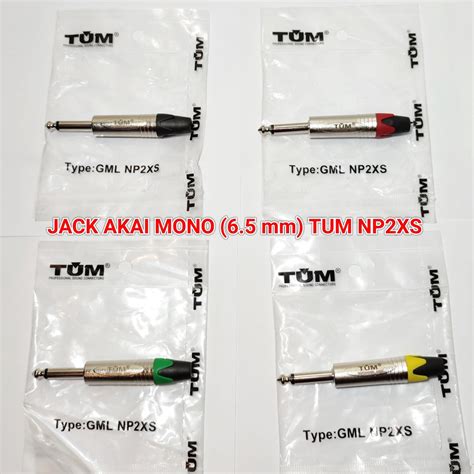 Jual Jack Akai Mono TUM NP2XS Jek Akai 6 5 Mm Audio TUM Besi Shopee